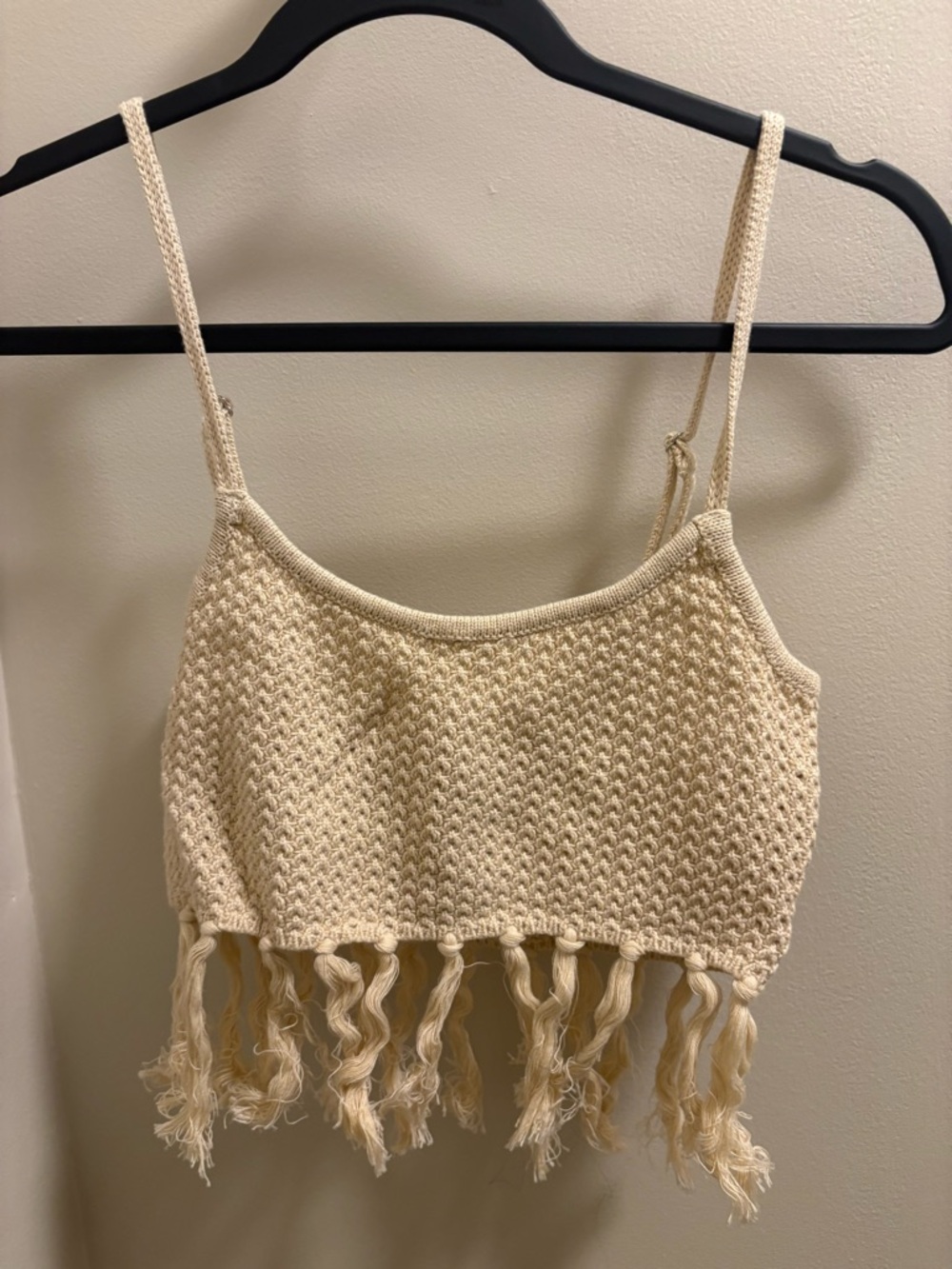 NWT Fringe Crop Top